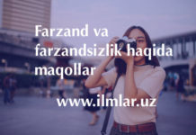 Farzand va farzandsizlik haqida maqollar Farzand-va-farzandsizlik-haqida-maqollar