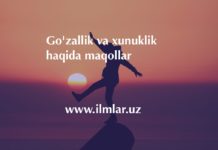 Go’zallik va xunuklik haqida maqollar to’plami Gozallik-va-xunuklik-haqida-maqollar
