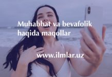 Muhabbat va bevafolik haqida maqollar Muhabbat-va-bevafolik-haqida-maqollar