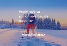Yaxshi so’z va yomon so’z haqida xalq maqollari to’plami Yaxshi-soz-va-yomon-soz-haqida-maqollar