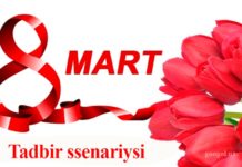 8-mart xotin-qizlar bayram ssenariysi 8-mart tadbir ssenarysi