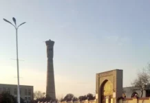 Vobkent minorasi.Sharq tarixiy me’morchiligi rasmlari